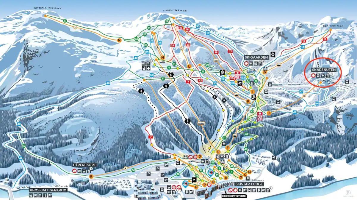 Skarsnuten Fjellandsby 23, Hemsedal, Ski-in/out